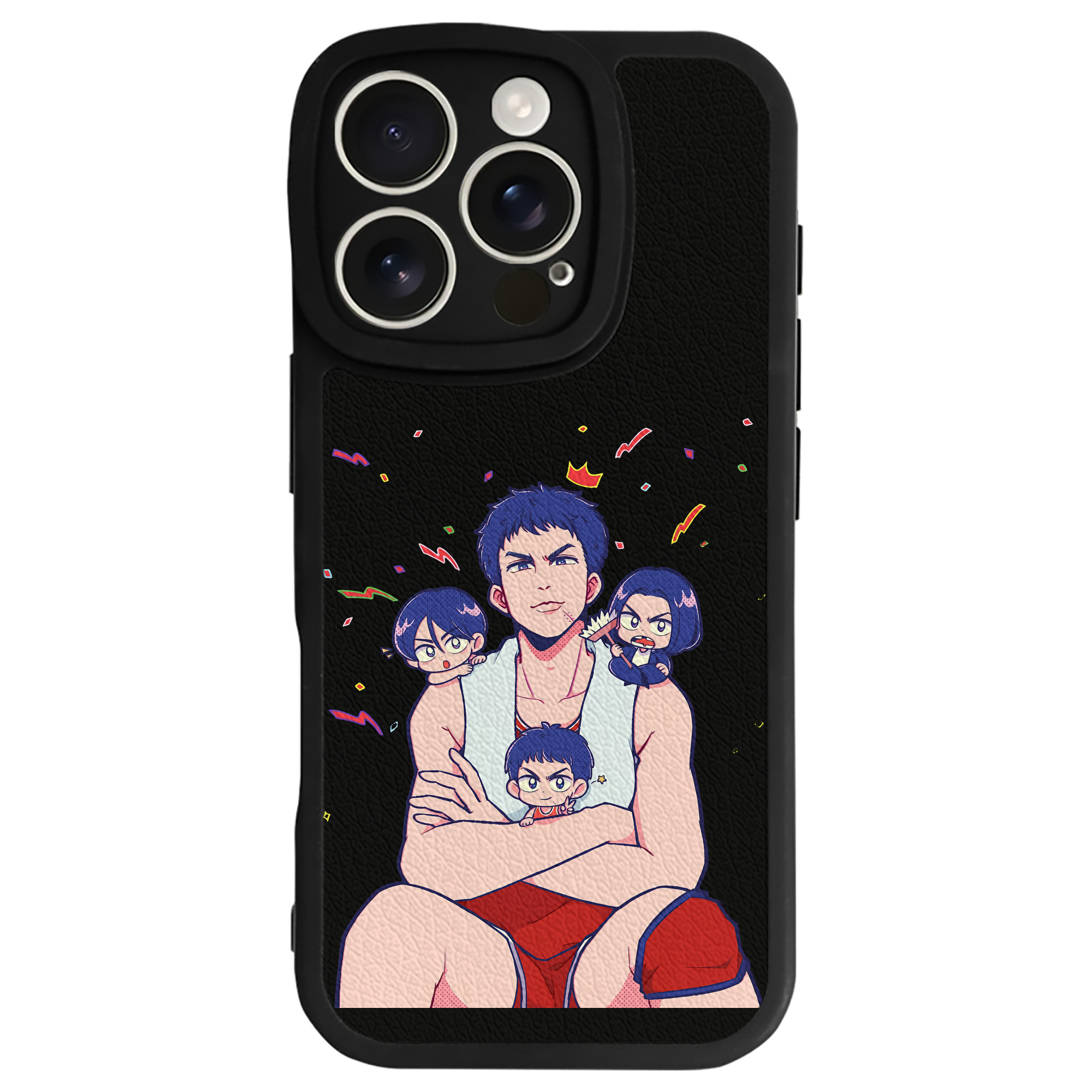 （画像用） SLAM DUNK／スラムダンク 【iPhone 16シリーズ対応】シリコンスマホケース（レザー調） 材質：シリコン